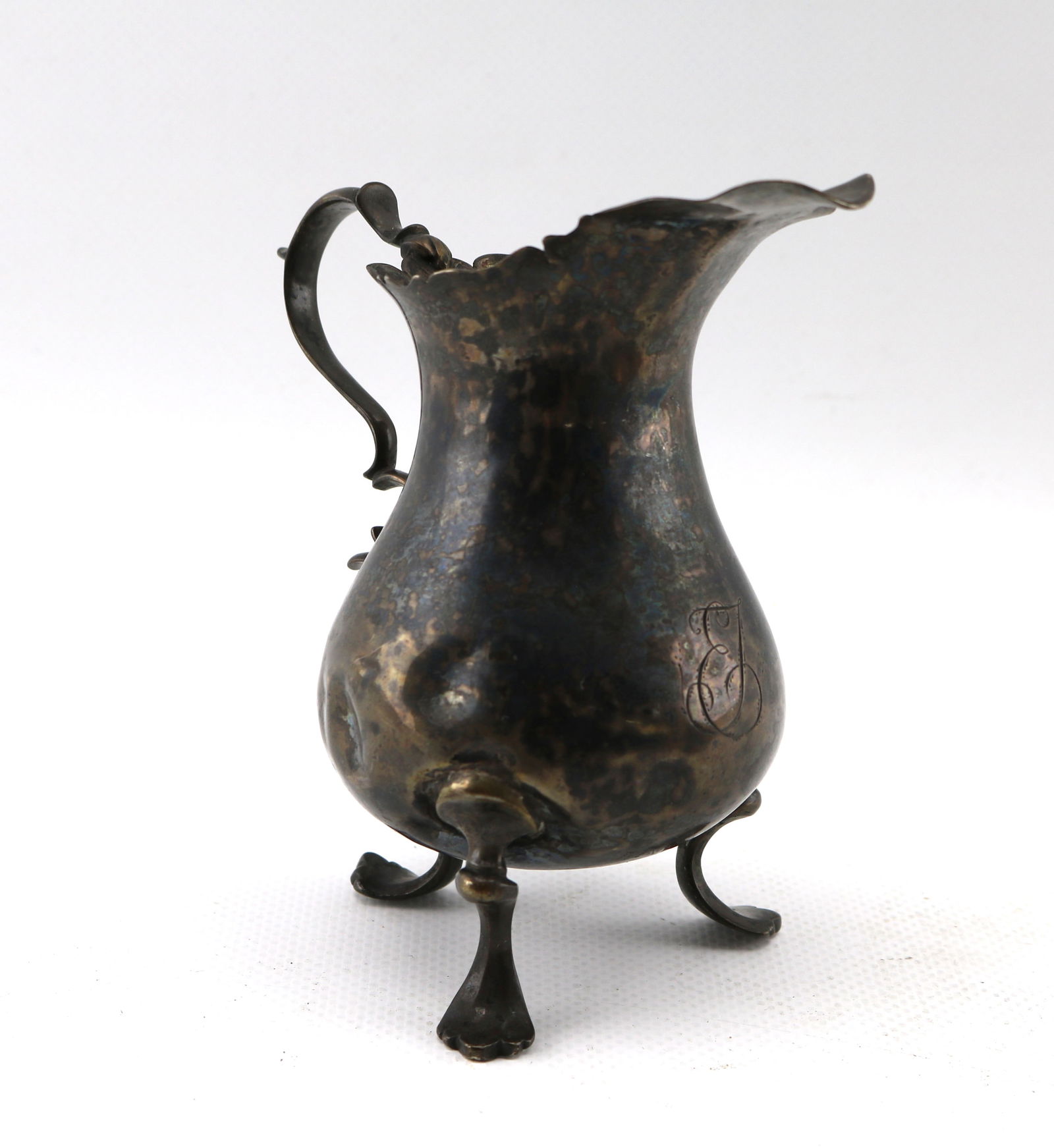 Daniel Dupuy Philadelphia Colonial Silver Cream Jug in Relic Condition (1 of 7)