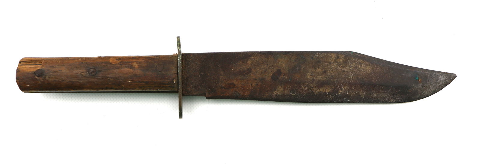 Civil War Era Iron, Brass and Wood Clip Point Bowie Knife (1 of 9)