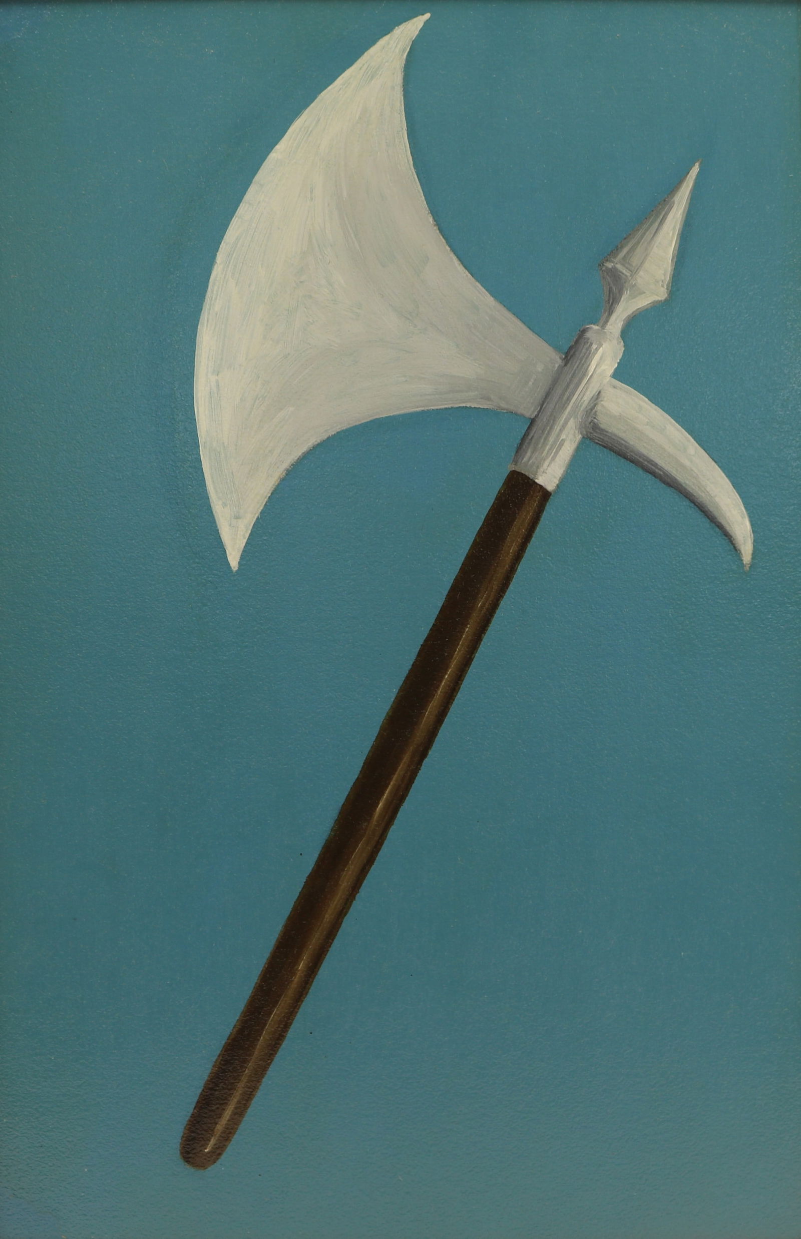 Mont Pleasant NY IOOF Outsider / Folk Art Fraternal Emblem Painting of Axe (1 of 5)