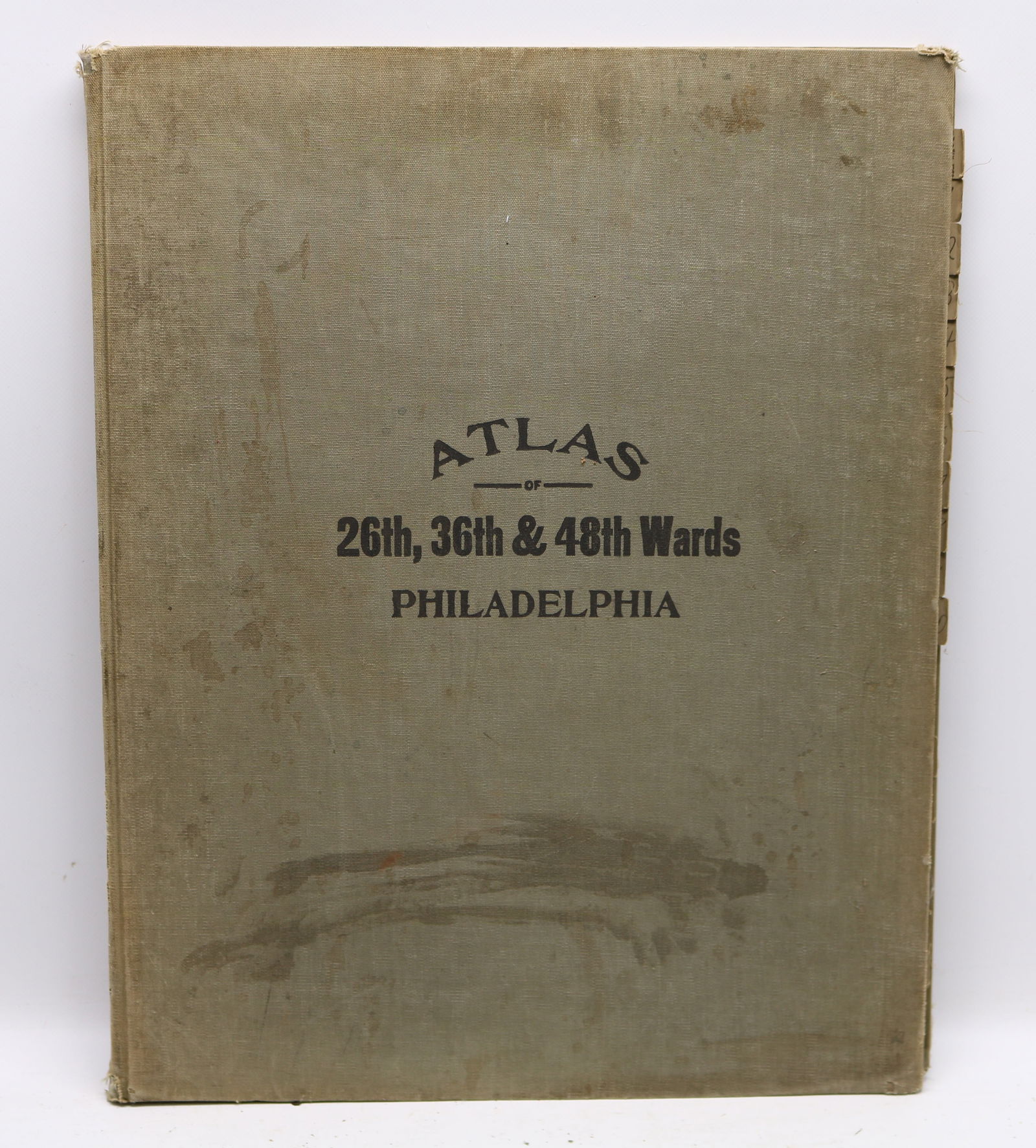Philadelphia Atlas of the 26th, 36th, & 48th Wards, Elvino Smith 1928: Condition good to fair.