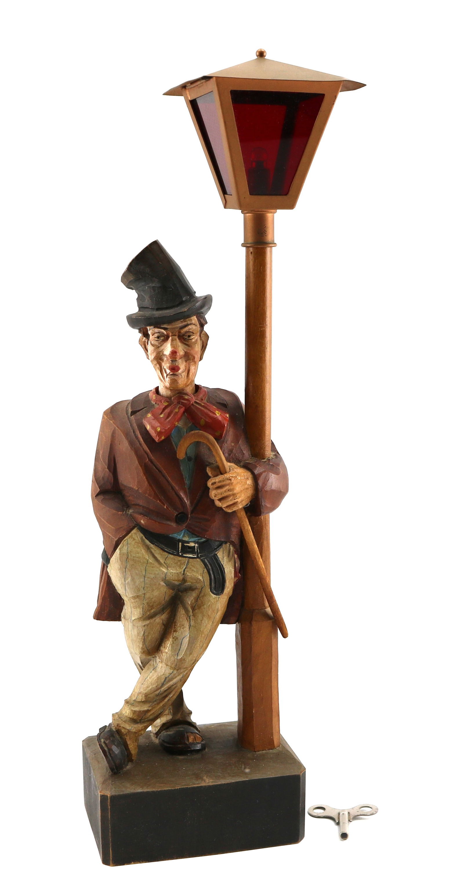 Karl Griesbaum (Attributed) German Carved Wood Whistling Automaton (1 of 7)