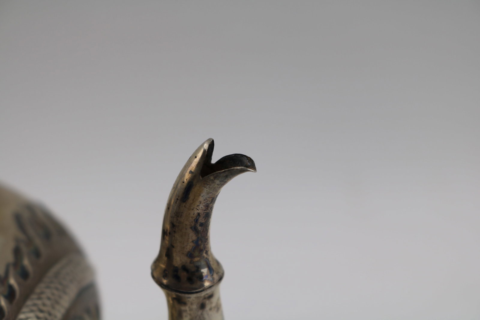 Wang Hing Chinese Export Silver Dragon Tea Set, 28.5 ozt - 10