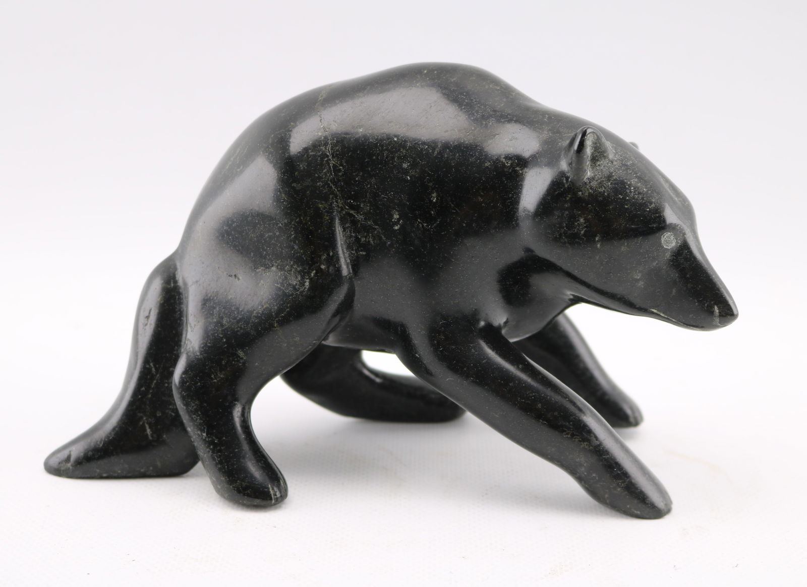 Etulu Etidloie Inuit Art Soapstone Fox Sculpture (1 of 3)