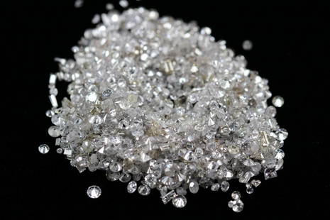 Lot of Loose Diamonds: 20.65 cts total diamond weight of 3pts and under ranging in color and clarity. As is.