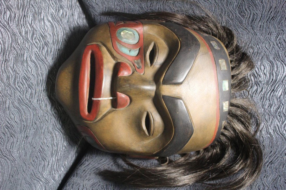 Northwest Coast Carved Mask (1 of 3)