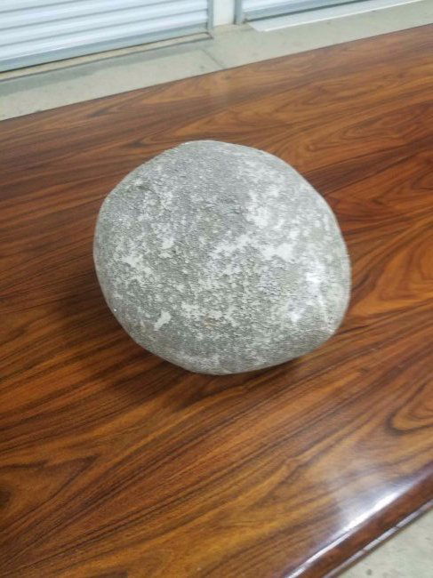 3 of 4 French rock lamp, by A. Lazenave Atelier A Paris: French rock lamp, by A. Lazenave Atelier A., Paris