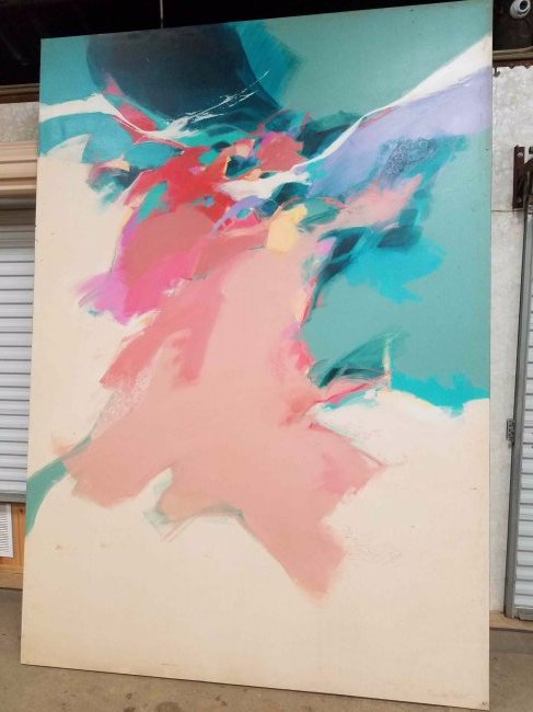 4 of 4 "Odyssey 4" Abstract By Mary Jane Schmidt (1 of 2)