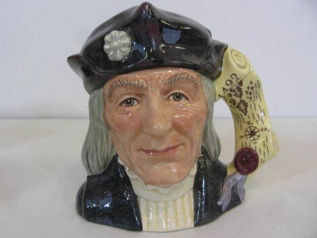 Large Royal Doulton Toby Jug "Christopher Columbus": Large Royal Doulton Toby Jug "Christopher Columbus" 6 7/8"