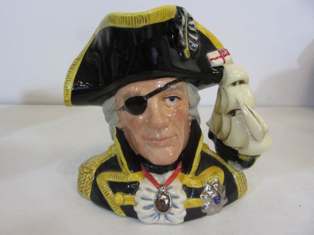 Large Royal Doulton Toby Jug "Lord Nelson": Large Royal Doulton Toby Jug "Lord Nelson" 6 1/2" tall. Character jug of the year