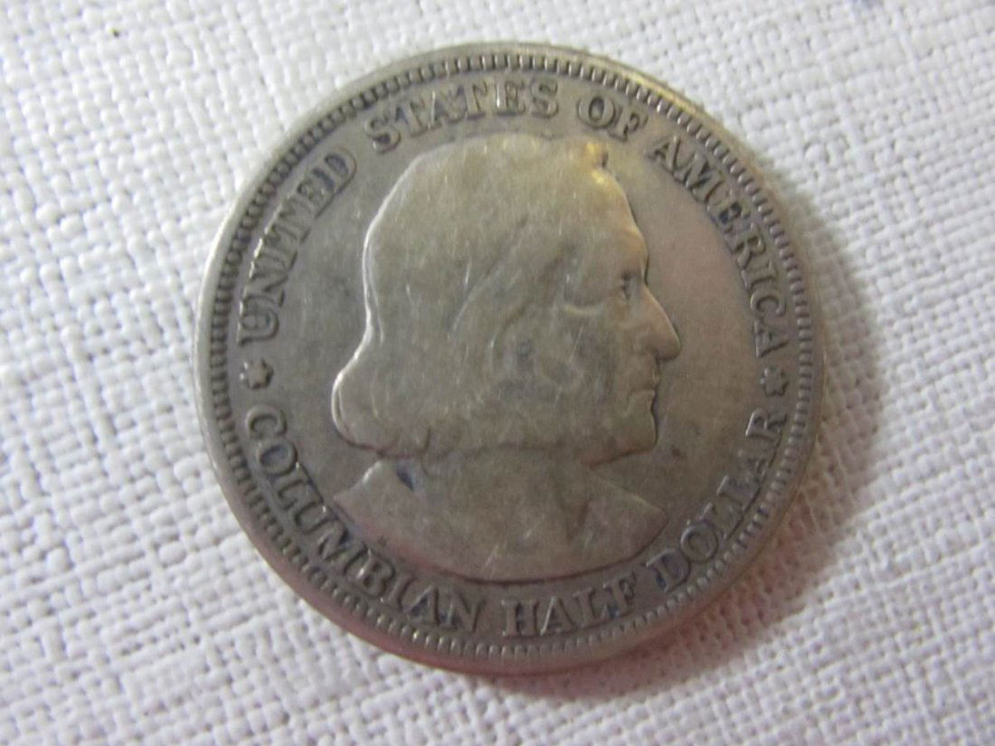 1893 Columbian Exposition Commemorative 1/2 Dollar 90% (1 of 2)