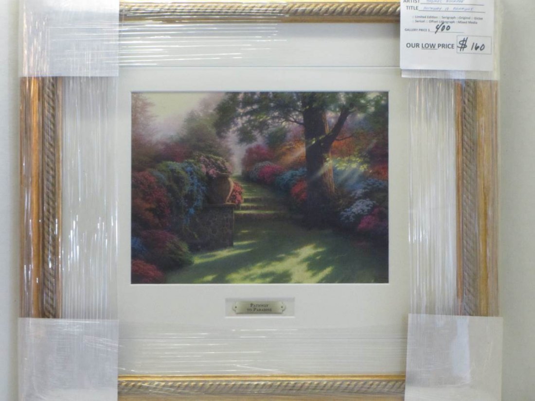 Thomas Kinkade Lithograph "Pathway to Paradise" (1 of 3)