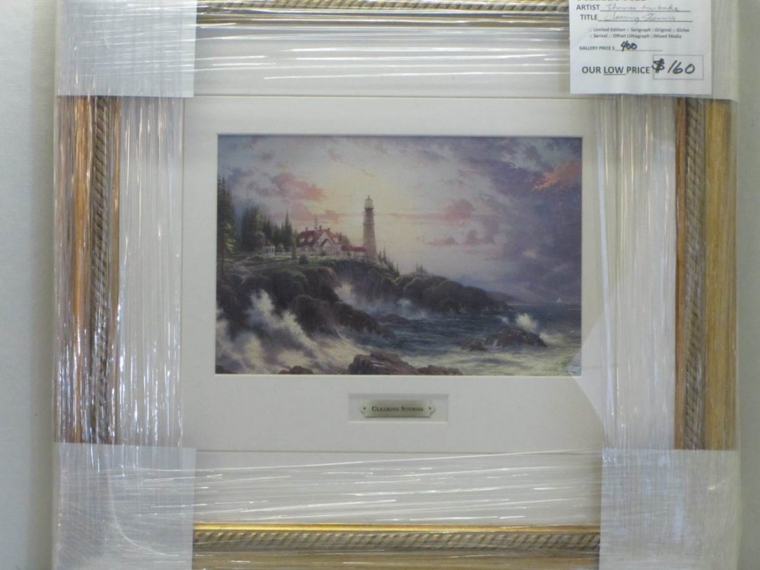 Thomas Kinkade Lithograph "Clearing Storms" (1 of 3)