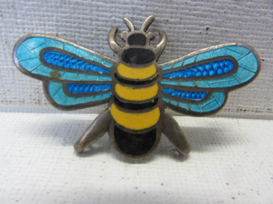 Jose Frederico Taxco Sterling Butterfly: Jose Frederico Taxco Sterling Butterfly measures 1 1/2" x 1"