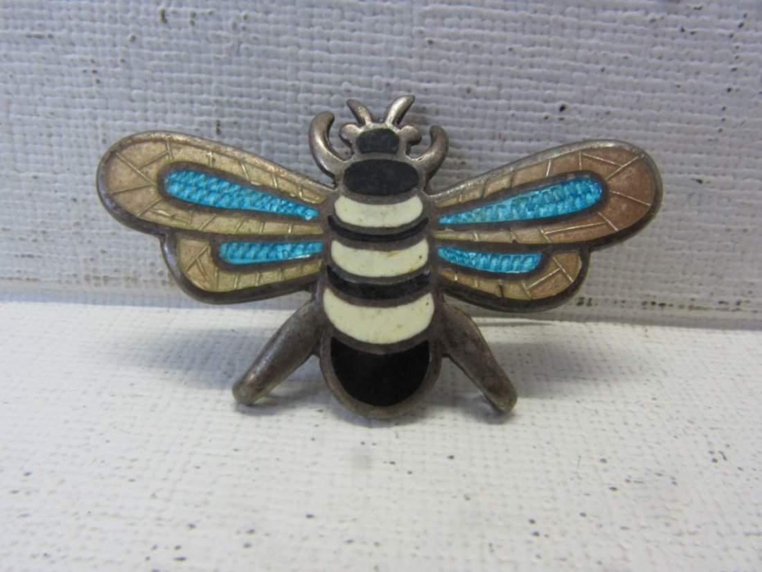 Jose Frederico Taxco Sterling Butterfly: Jose Frederico Taxco Sterling Butterfly measures 1 1/2" x 1"