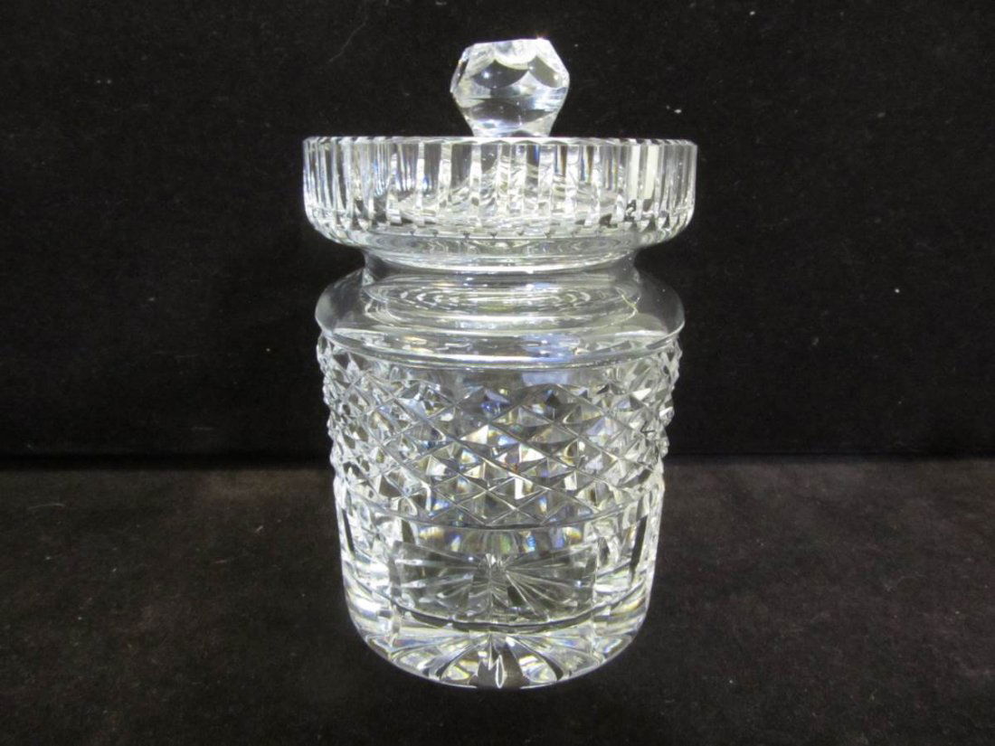Waterford Crystal Jam or Mustard Jar Alana (1 of 2)