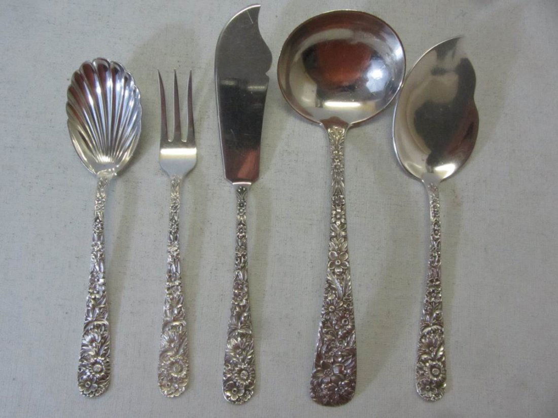 5 S. Kirk and Son Repousse Sterling Silver Serving (1 of 3)