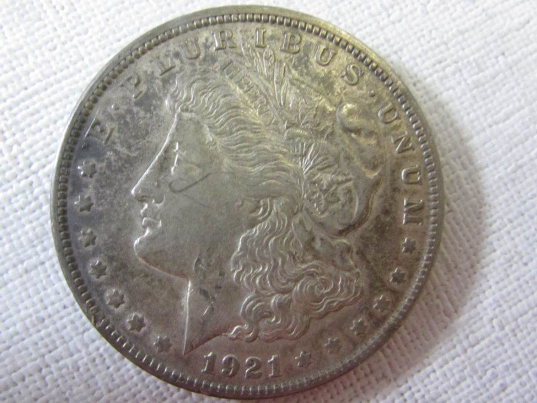 1921 Morgan Silver Dollar 90% Silver (1 of 2)