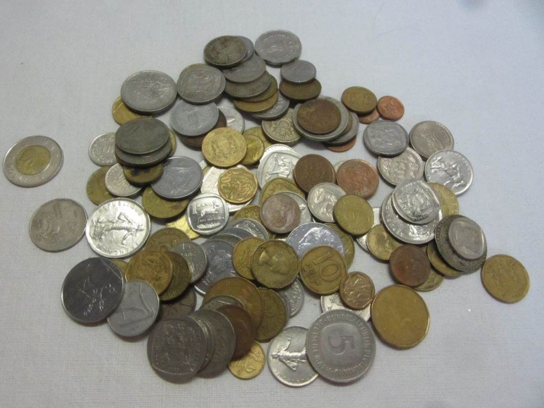 Lot of Foreign Coins, Canada, England, South Africa, (1 of 2)