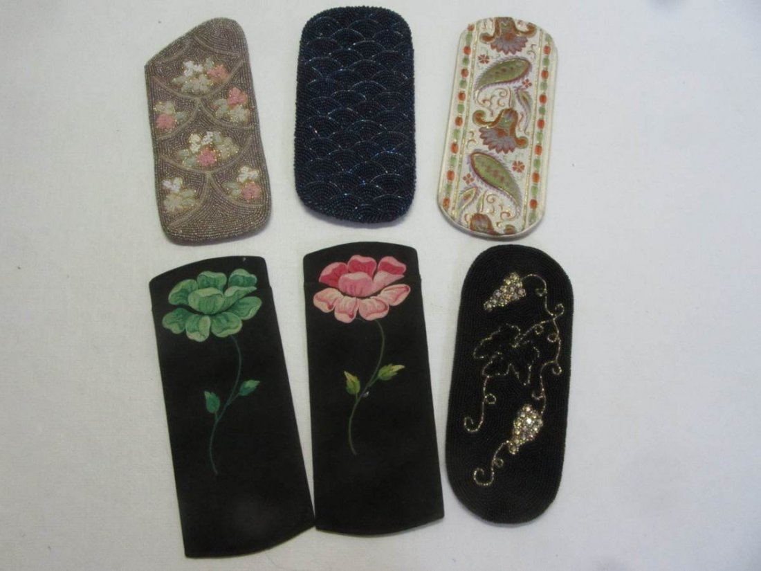 Lot of Six Vintage Eye Glass Cases One (1 of 3)