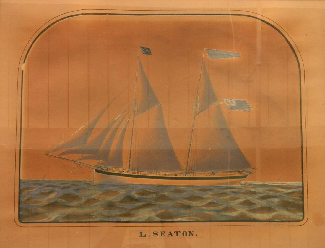 Charles W. Norton watercolor and graphite (1 of 6)