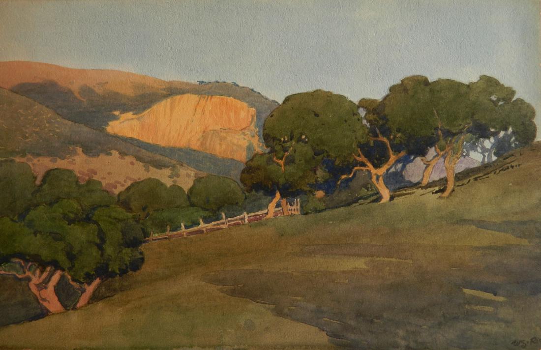 William S. Rice watercolor (1 of 4)