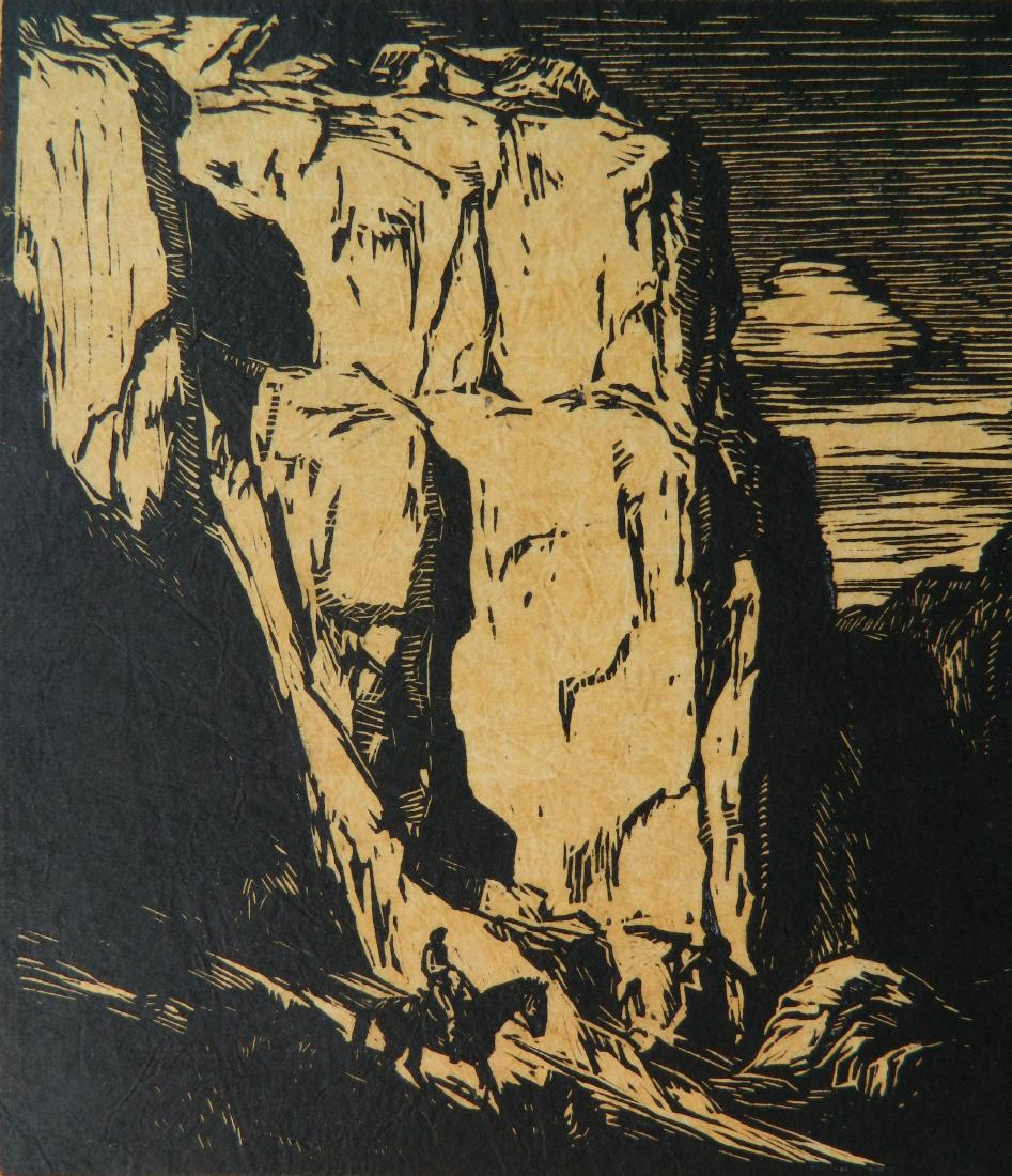 Carl O. Borg woodcut (1 of 4)