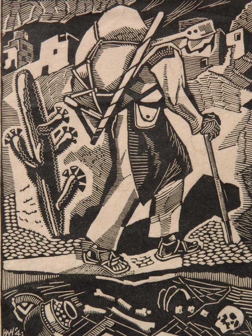 Helen West Heller woodcut (1 of 4)