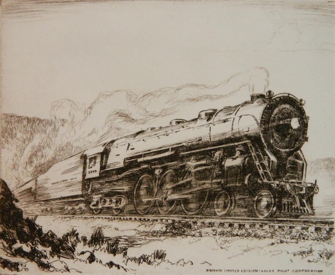 Otto Kuhler etching (1 of 4)