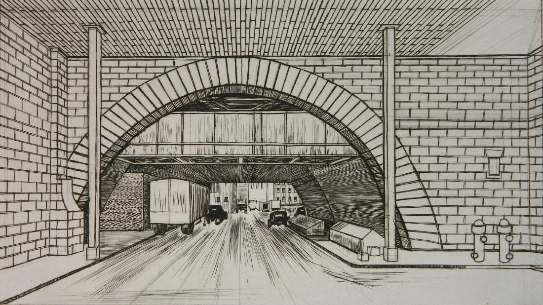 Armin Landeck etching (1 of 4)