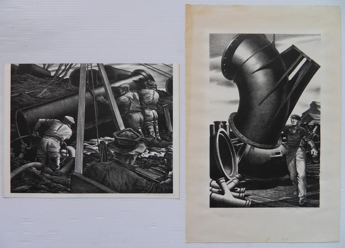 Edward A. Wilson 2 lithographs (1 of 9)