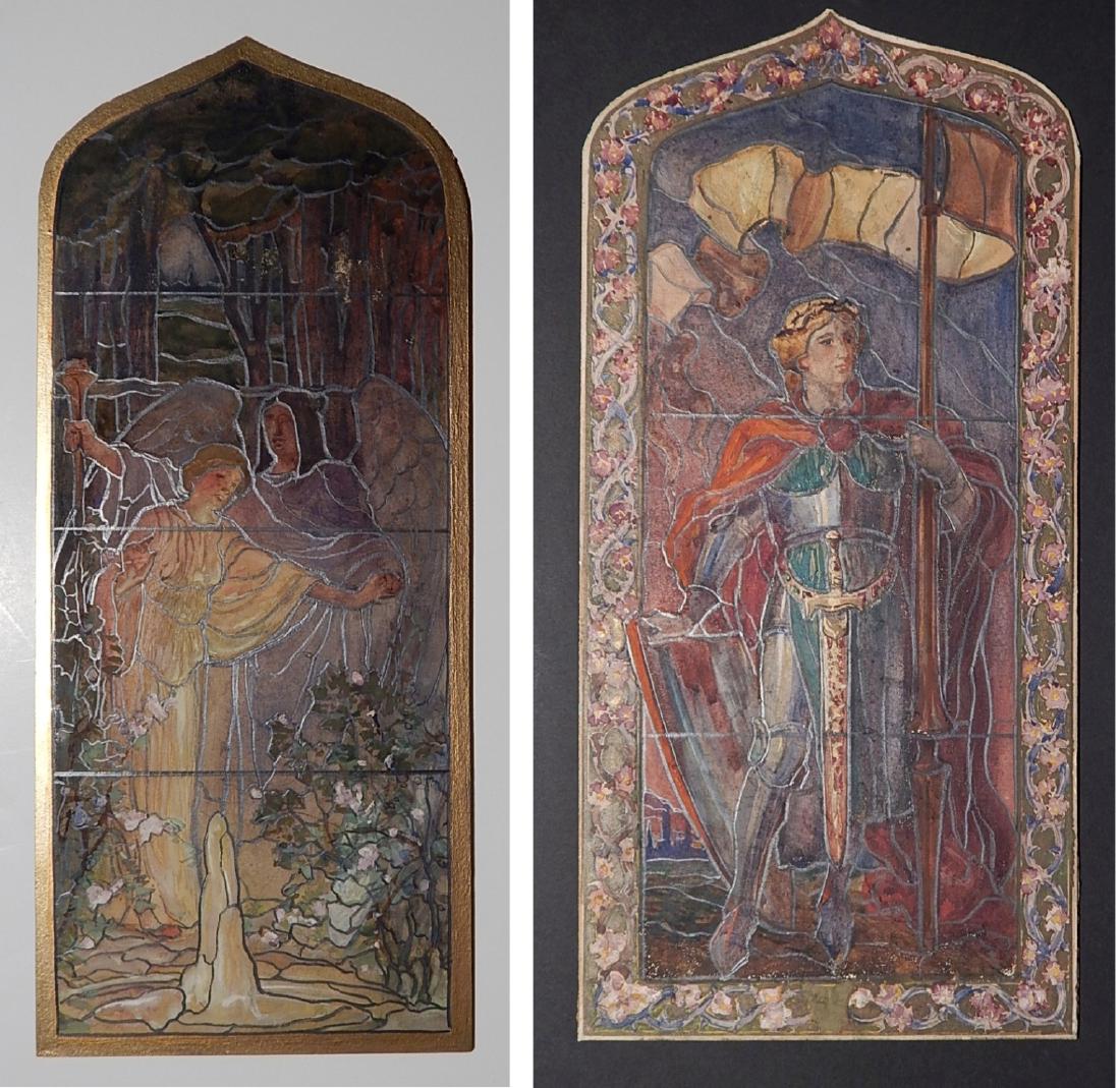 Herman N. Matzen 2 gouaches (1 of 6)