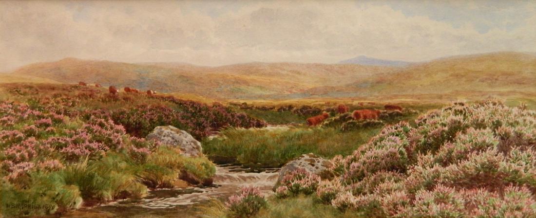 William Sidney Morrish watercolor (1 of 4)