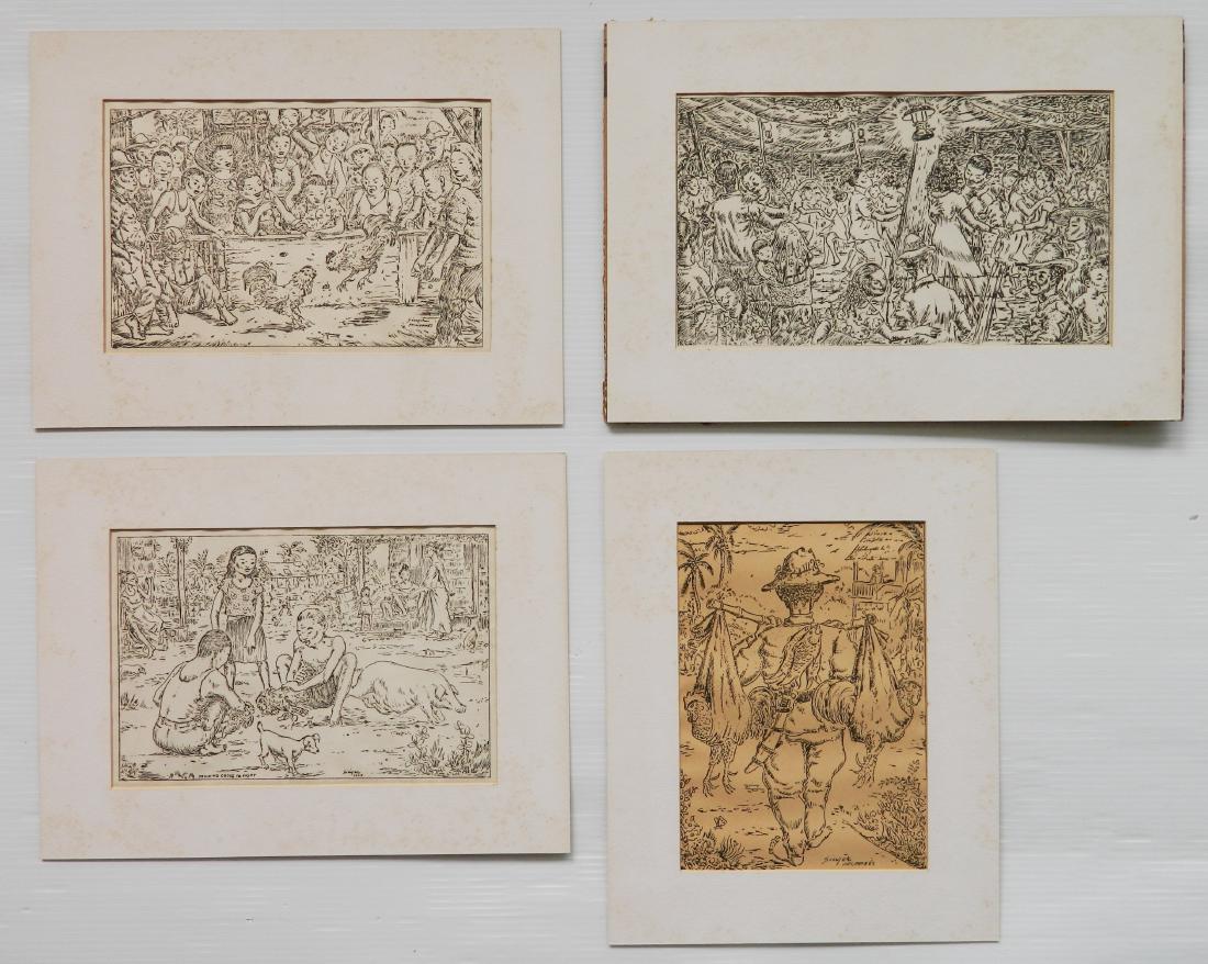 Clyde Singer 4 lithographs (1 of 9)