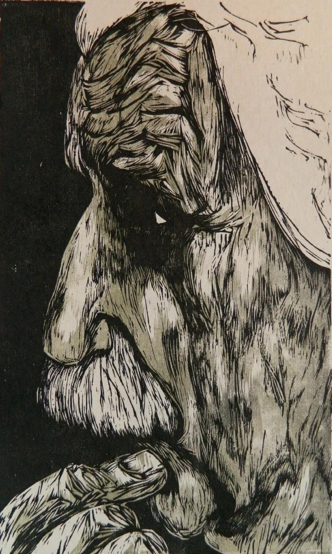 Mervin Jules woodcut (1 of 4)