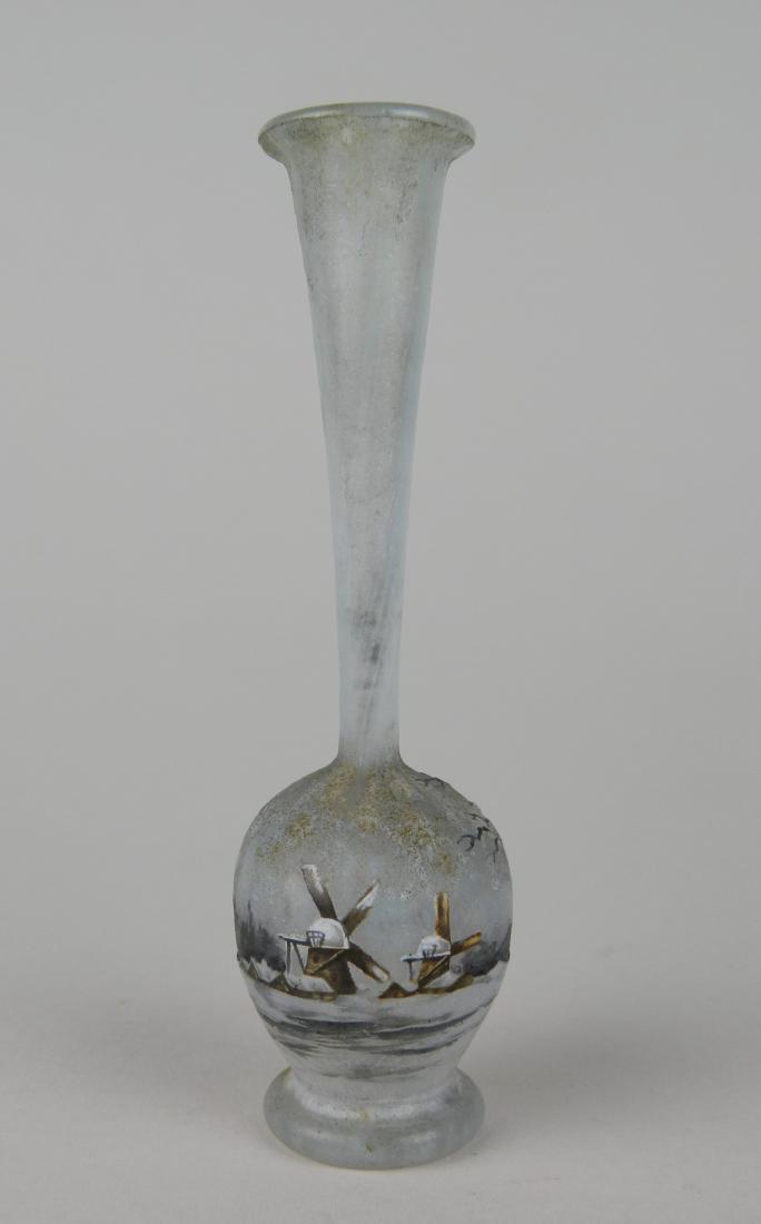 Daum Nancy miniature art glass vase (1 of 5)