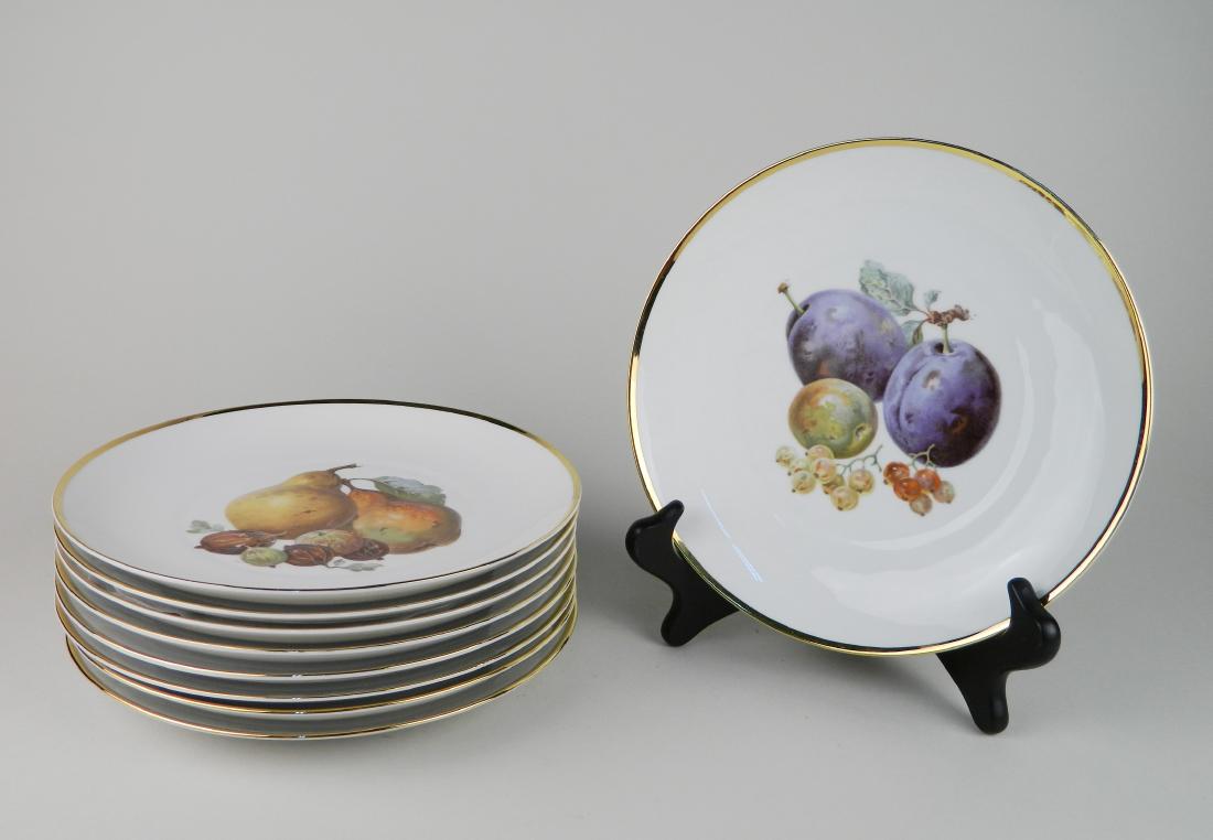 Set of 9 Bavarian Porcelain plates (1 of 8)
