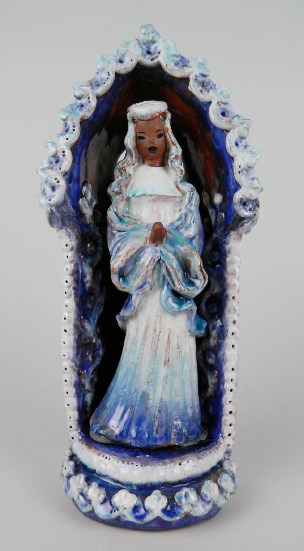 Thelma Frazier Winter terra cotta sculpture (1 of 3)