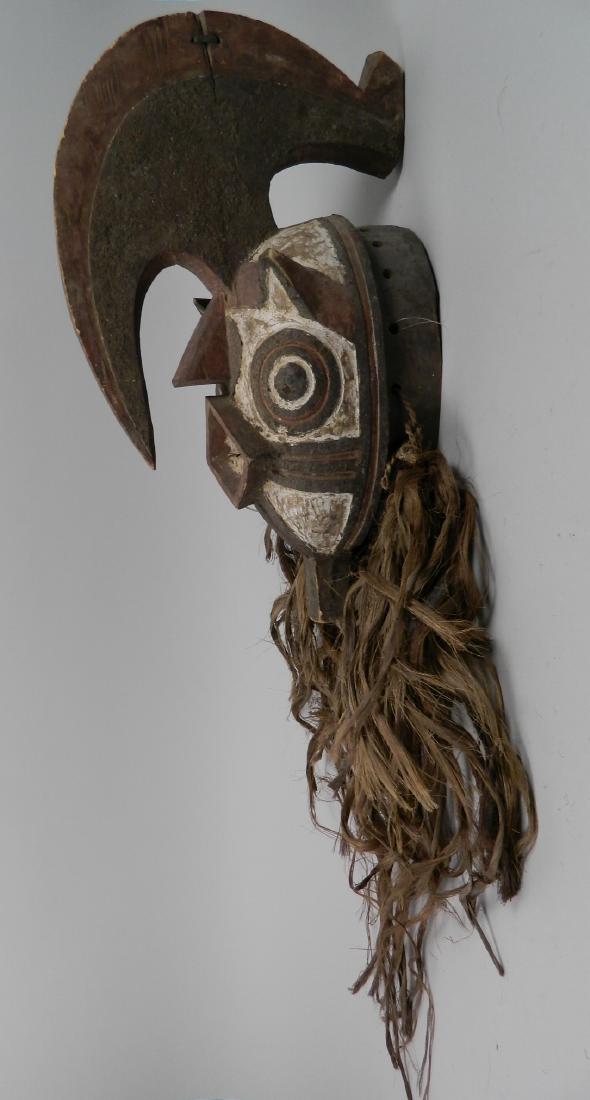 African carved and painted wood mask (1 of 5)