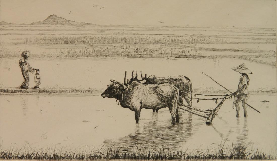 Charles W. Cain etching (1 of 3)