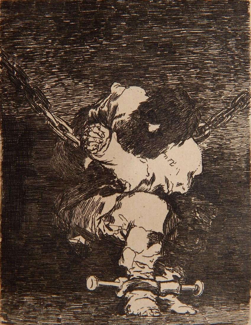 Francisco Goya etching (1 of 5)