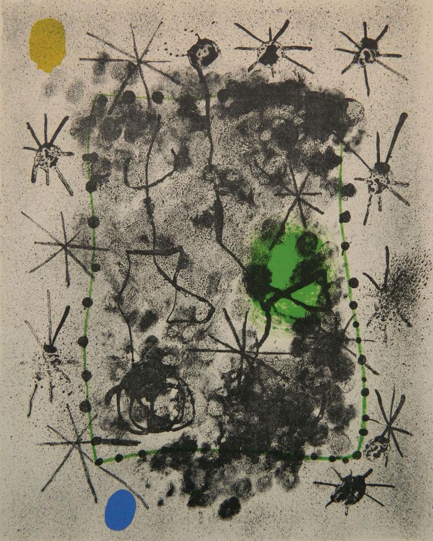 Joan Miro lithograph (1 of 6)