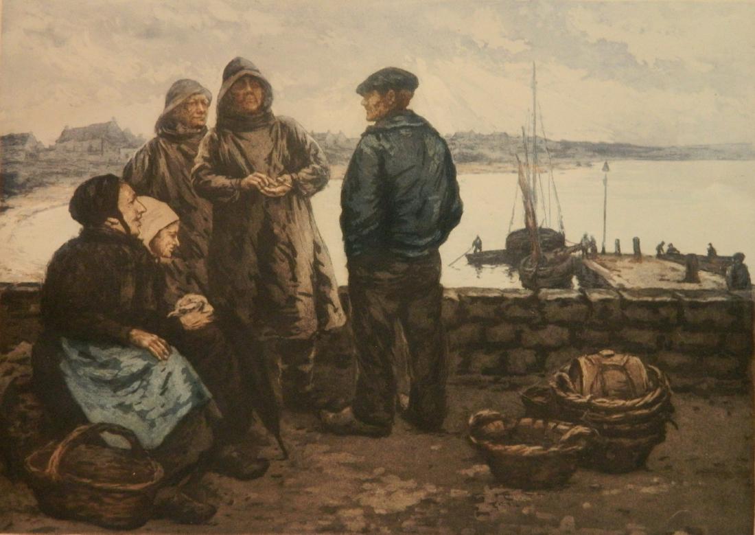 Manuel Robbe etching (1 of 4)