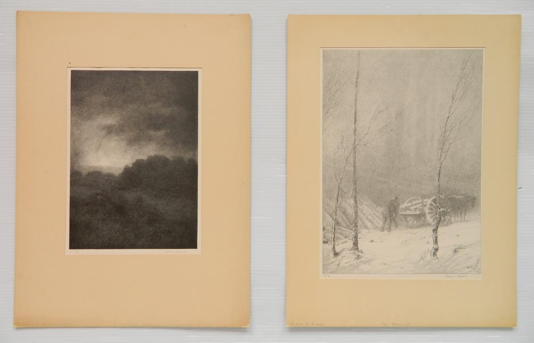 Albert Barker 2 lithographs (1 of 9)