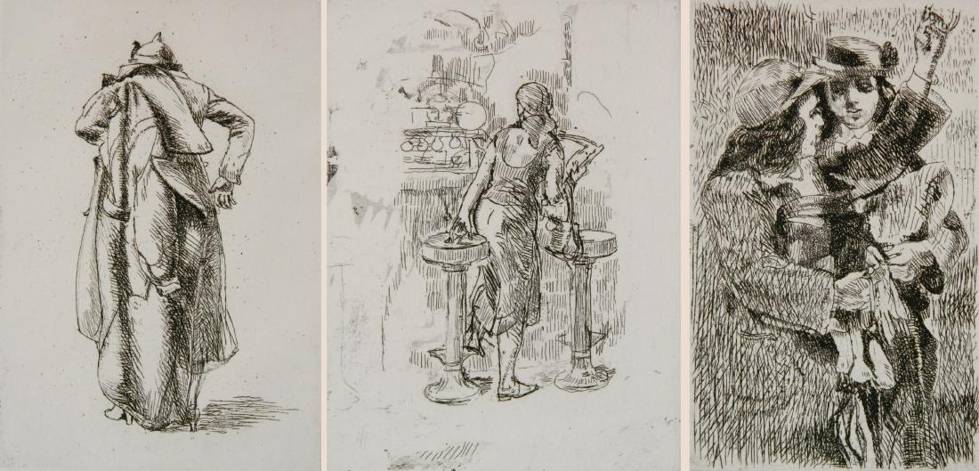 Isabel Bishop 3 etchings (1 of 10)