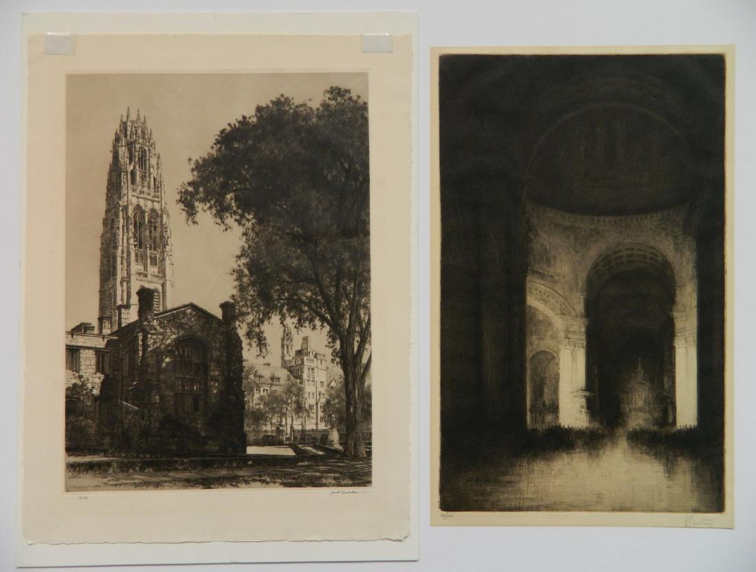 Samuel Chamberlain etching (1 of 9)