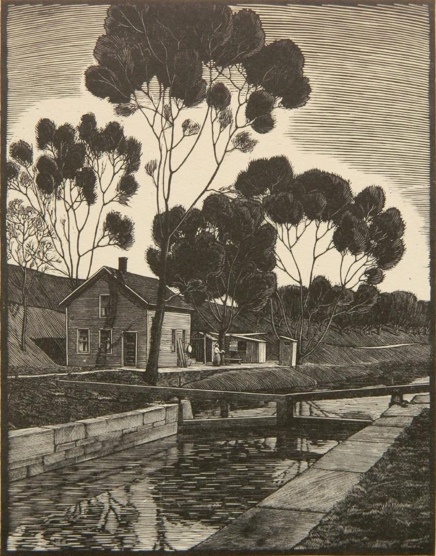 William Phelps Cunningham wood engraving (1 of 4)