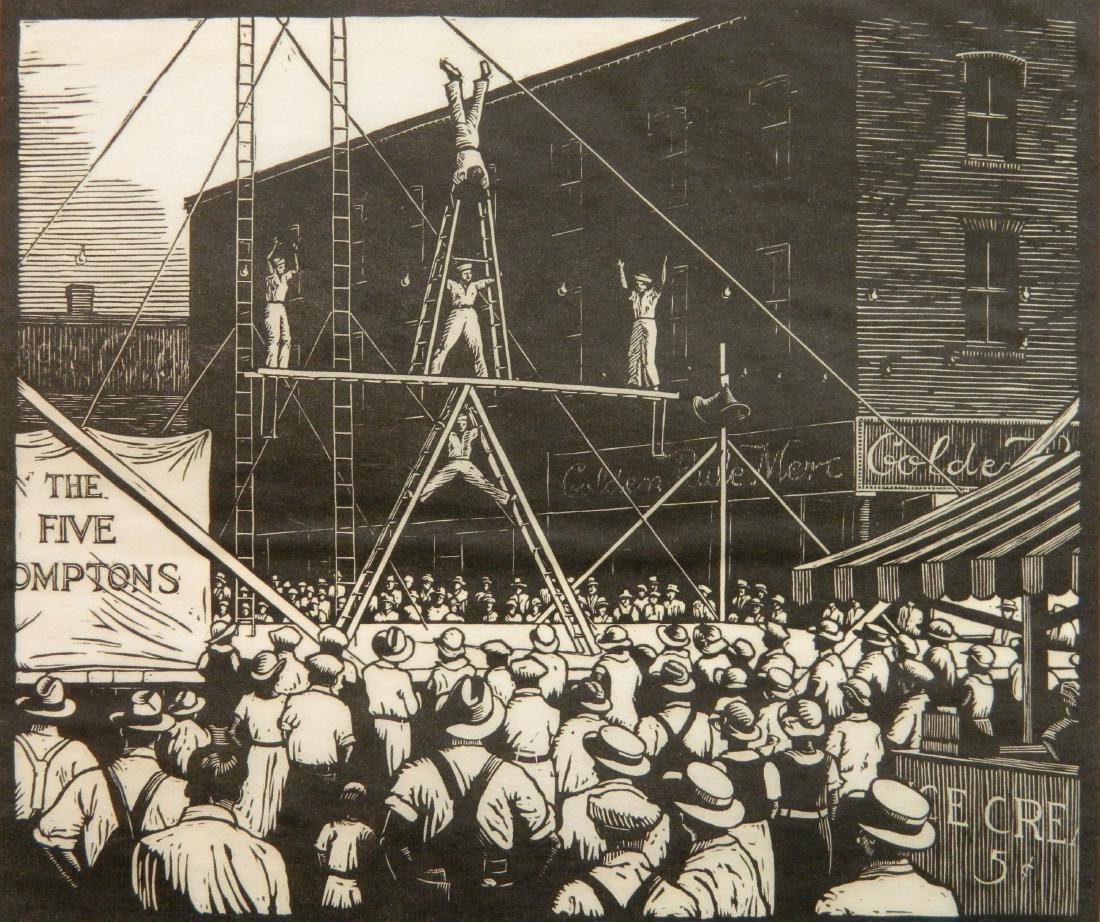 William Phelps Cunningham wood engraving (1 of 5)