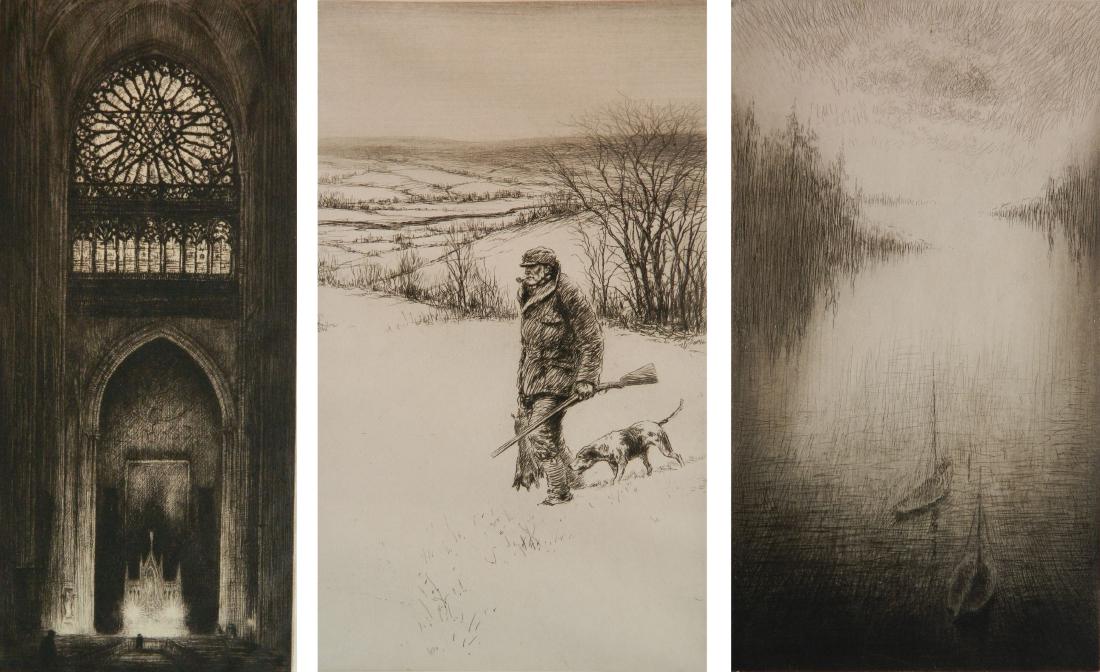 Kerr Eby 3 etchings (1 of 10)