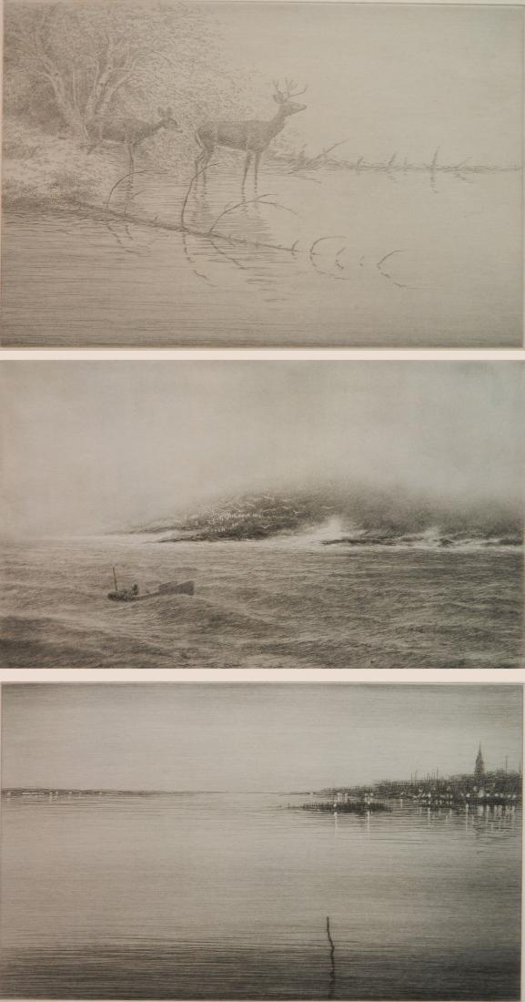 Kerr Eby 3 etchings (1 of 10)