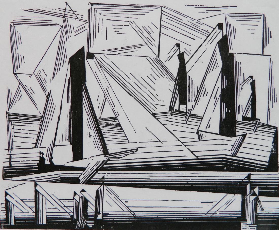 Lyonel Feininger woodcut (1 of 3)